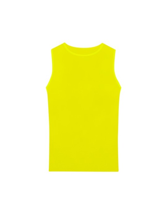 T-Shirt Publicitaire Adulte Jackson Matières : polyester Taille textile : L Couleurs : jaune fluo