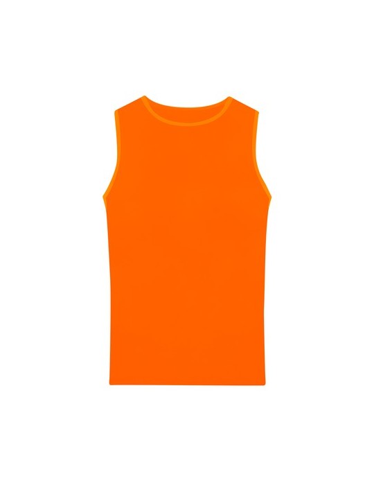 T-Shirt Publicitaire Adulte Jackson Matières : polyester Taille textile : M Couleurs : vert fluo marquage couleur éclatante