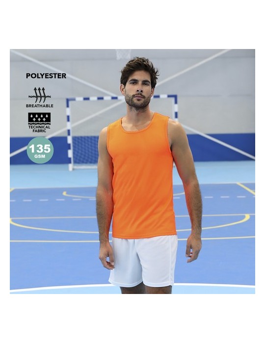 T-Shirt Publicitaire Adulte Jackson Matières : polyester Taille textile : XL Couleurs : rouge livraison express 24h 48h