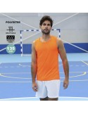 T-Shirt Publicitaire Adulte Jackson Matières : polyester Taille textile : L Couleurs : orange fluo personnalisation rapide en Fr
