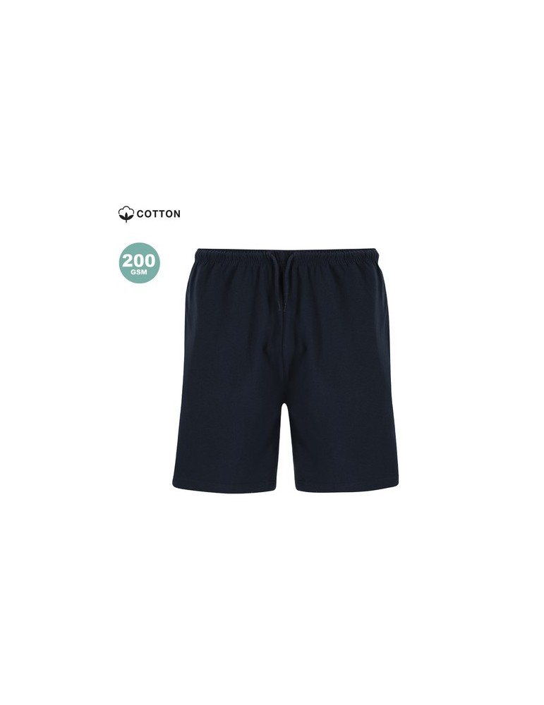 Short publicitaire personnalisé Raffy Matières : coton Taille textile : XXL Couleurs : bleu marine foncé goodies publicitaire du