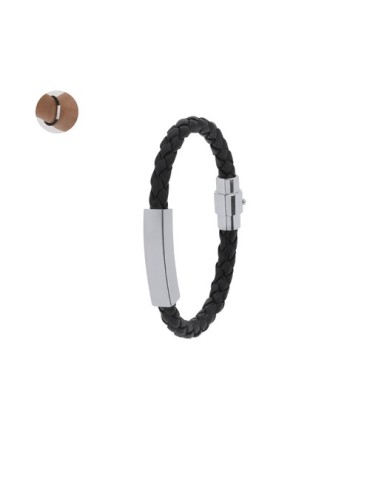Bracelet personnalisé en cuir avec gravure Karasef 2