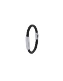 Bracelet personnalisé en cuir avec gravure Karasef cadeau entreprise pas cher