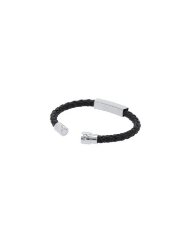 Bracelet personnalisé en cuir avec gravure Karasef goodies publicitaire événementiel
