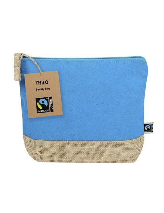 Nécessaire  Fairtrade Thilo Matières : coton Couleurs : bleu clair