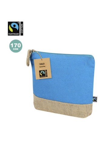 Nécessaire  Fairtrade Thilo Matières : coton Couleurs : bleu clair 2