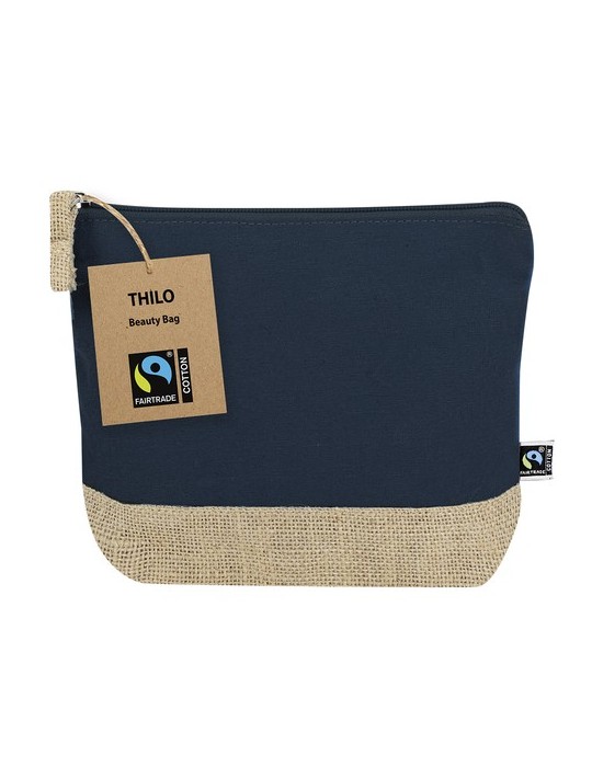 Nécessaire  Fairtrade Thilo Matières : coton Couleurs : noir personnalisation sur mesure
