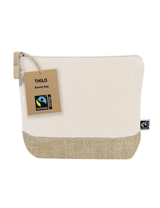 Nécessaire  Fairtrade Thilo Matières : coton Couleurs : naturel cadeau entreprise pas cher