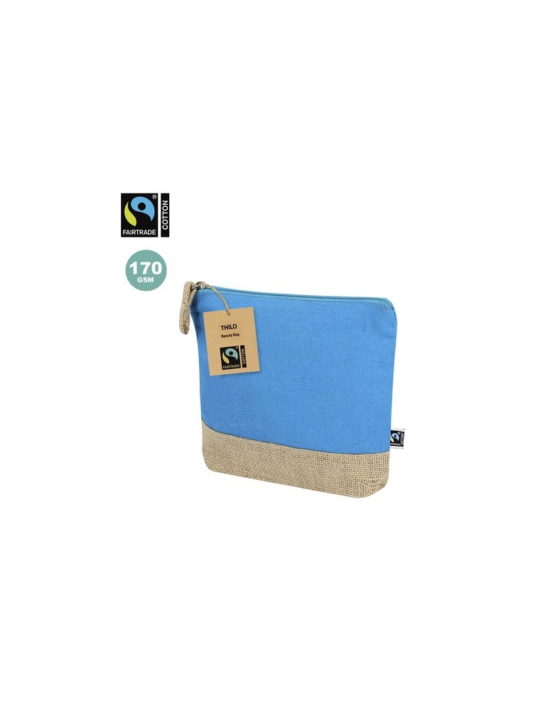 Nécessaire  Fairtrade Thilo Matières : coton Couleurs : naturel marquage laser ultra précis