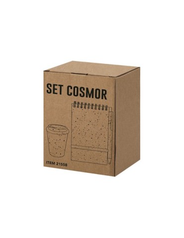 Set publicitaire personnalisé Cosmor Couleurs : naturel objet promotionnel éco-responsable