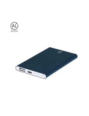 Power Bank  personnalisé Backen Matières : aluminium recyclé  Couleurs : argenté 2
