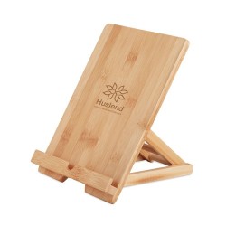 Support pratique en bambou pour tablette - TUANUI Matières : bambou Couleurs : bois impression haute définition