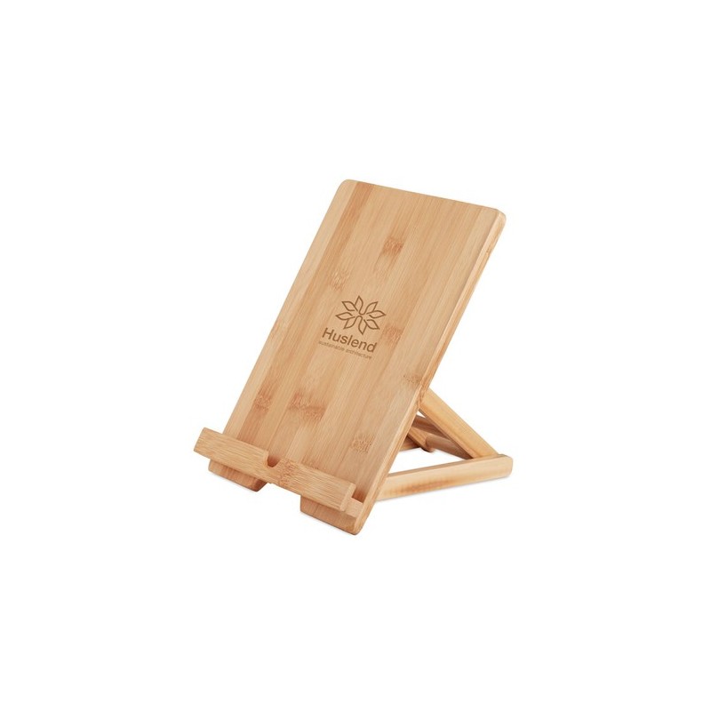 Support pratique en bambou pour tablette - TUANUI Matières : bambou Couleurs : bois impression haute définition