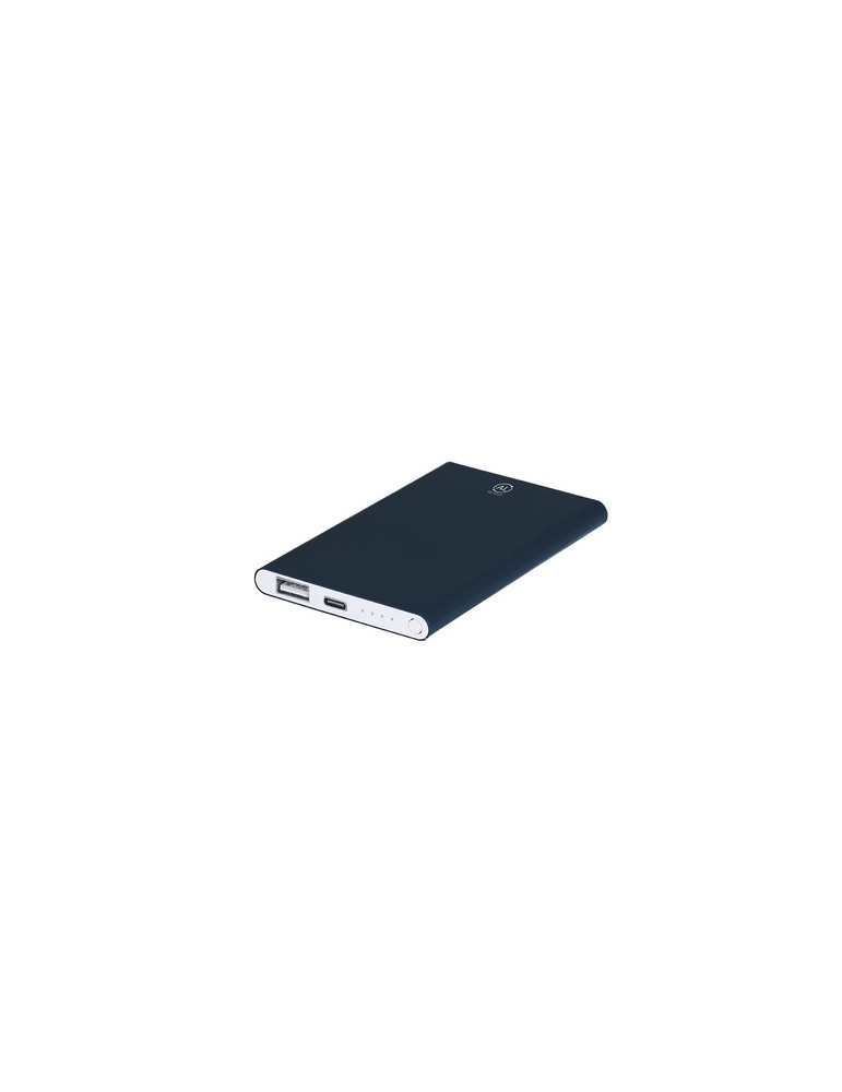 Power Bank  personnalisé Backen Matières : aluminium recyclé  Couleurs : argenté cadeau entreprise pas cher