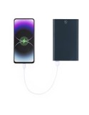 Power Bank  personnalisé Backen Matières : aluminium recyclé  Couleurs : argenté goodies publicitaire durable