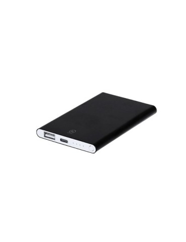 Power Bank  personnalisé Backen Matières : aluminium recyclé  Couleurs : argenté goodies personnalisé en stock