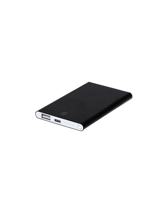 Power Bank  personnalisé Backen Matières : aluminium recyclé  Couleurs : argenté goodies personnalisé en stock