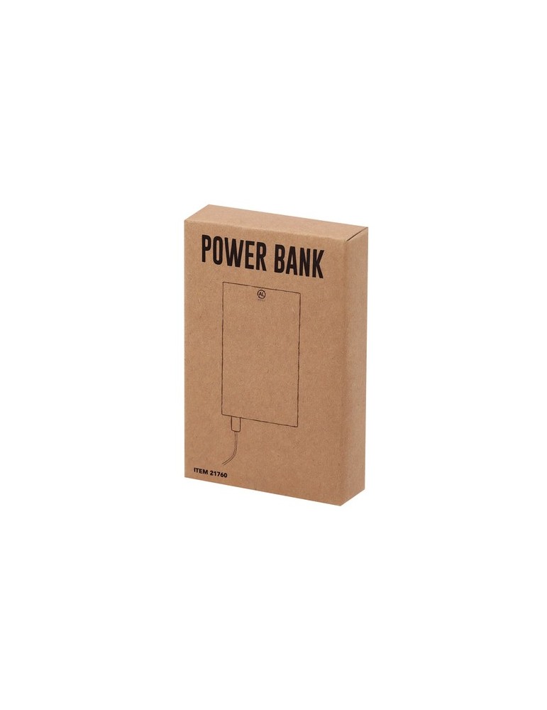 Power Bank  personnalisé Backen Matières : aluminium recyclé  Couleurs : bleu marine goodies publicitaire événementiel