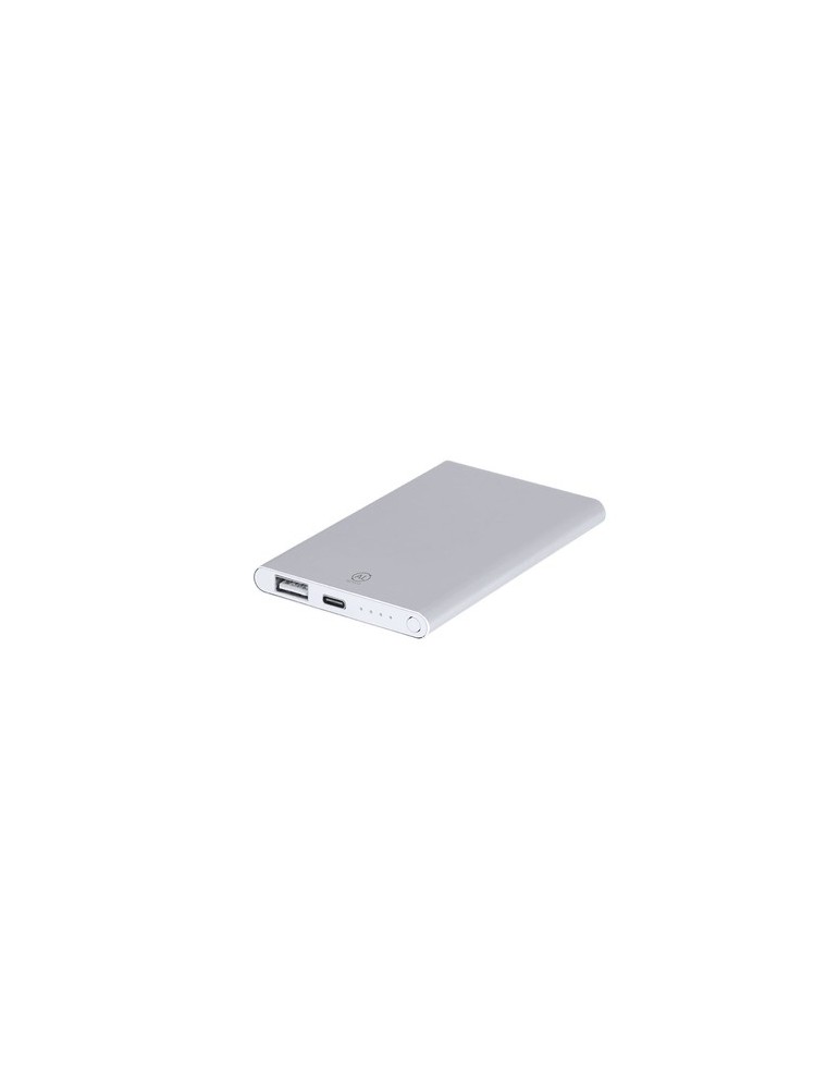 Power Bank  personnalisé Backen Matières : aluminium recyclé  Couleurs : bleu marine goodies entreprise design