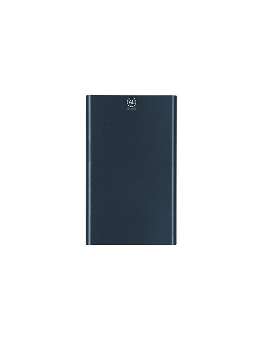 Power Bank  personnalisé Backen Matières : aluminium recyclé  Couleurs : bleu cadeau collaborateur premium
