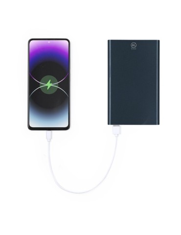 Power Bank  personnalisé Backen Matières : aluminium recyclé  Couleurs : rouge goodies personnalisé en stock