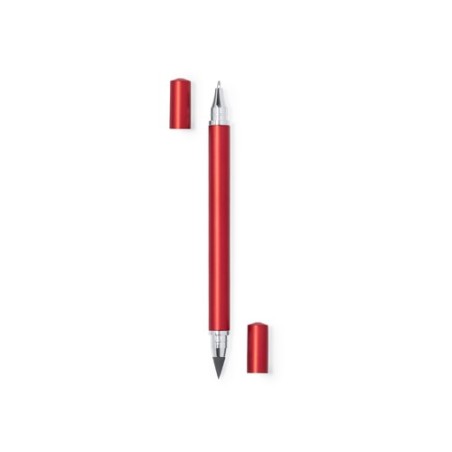 Stylo Crayon Personnalisable 2 en 1 Éternel May Couleurs : bleu marine marquage laser ultra précis