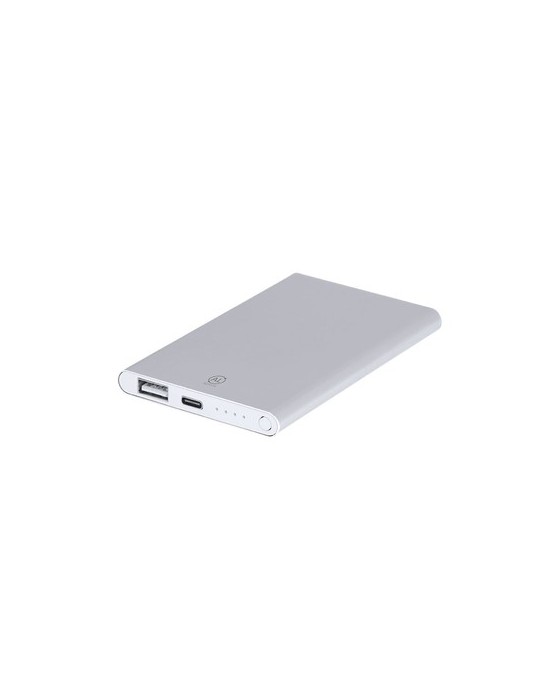 Power Bank  personnalisé Backen Matières : aluminium recyclé  Couleurs : rouge objet promotionnel éco-responsable