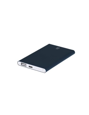 Power Bank  personnalisé Backen Matières : aluminium recyclé  Couleurs : noir personnalisable avec votre logo