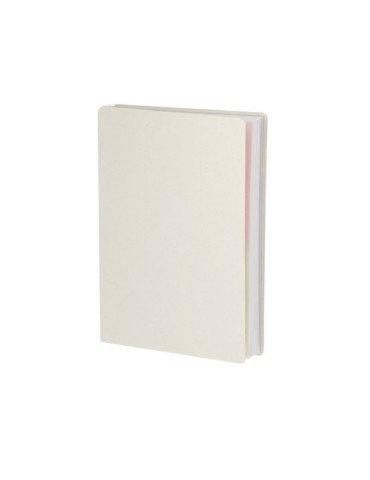 Bloc Notes publicitaire  Tamar Couleurs : blanc Matières : carton de lait recyclé cadeau entreprise pas cher