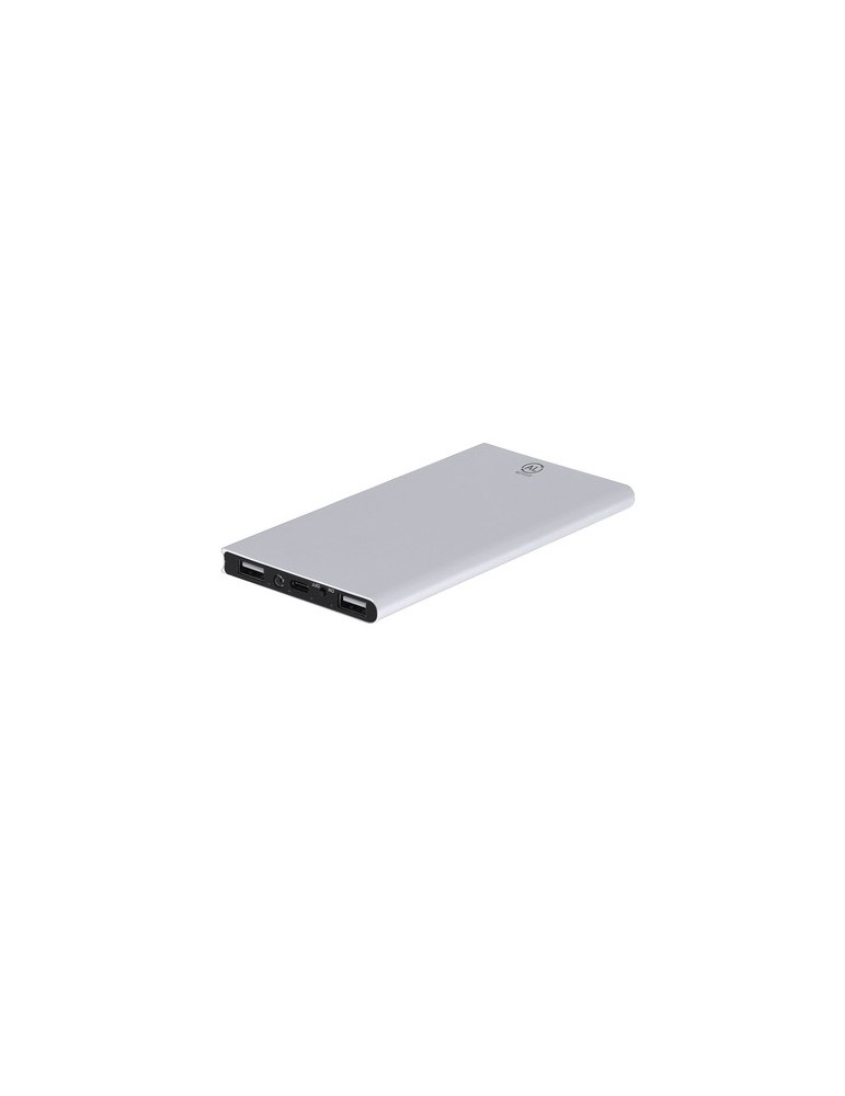 Power Bank  Barrols - Chargeur portable 10000mAh Matières : aluminium recyclé  Couleurs : rouge impression logo haute qualité