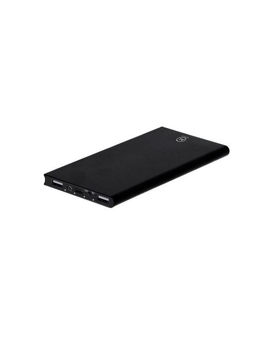 Power Bank  Barrols - Chargeur portable 10000mAh Matières : aluminium recyclé  Couleurs : noir accessoire événementiel unique