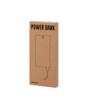 Power Bank  Barrols - Chargeur portable 10000mAh Matières : aluminium recyclé  Couleurs : noir impression haute définition