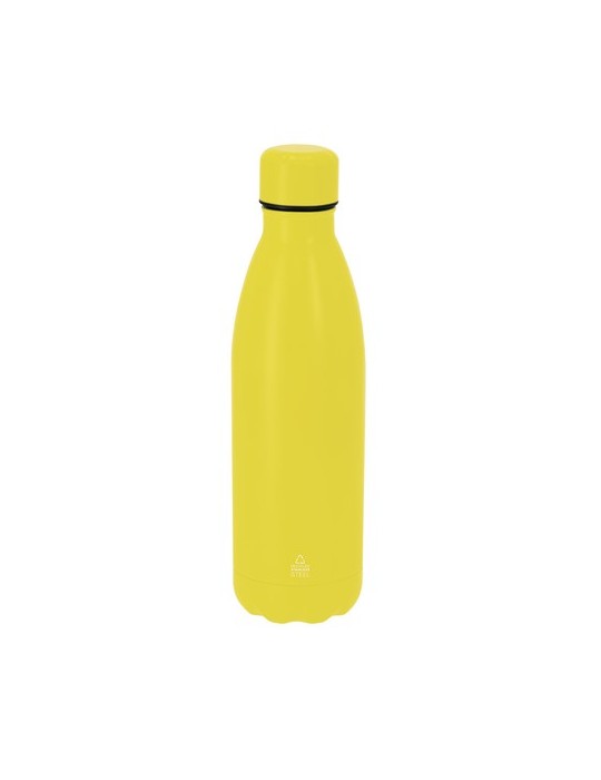 Bidon  personnalisé Brendan Couleurs : bleu Matières : acier inoxydable recyclé objet promo petit budget