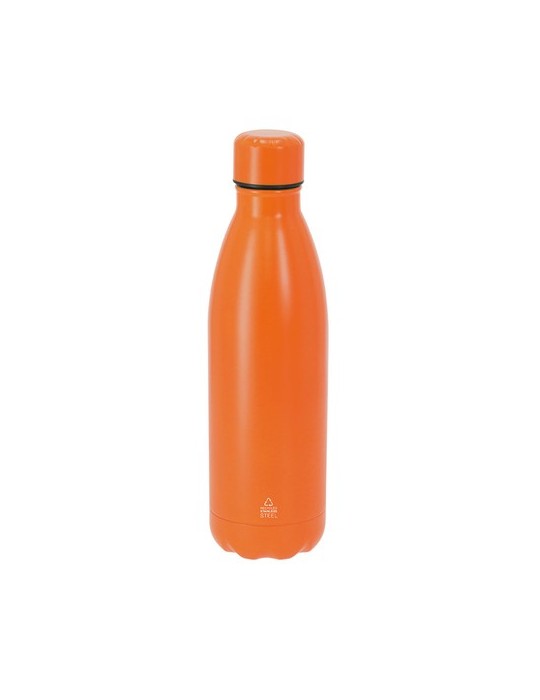 Bidon  personnalisé Brendan Couleurs : bleu marine Matières : acier inoxydable recyclé cadeau entreprise pas cher