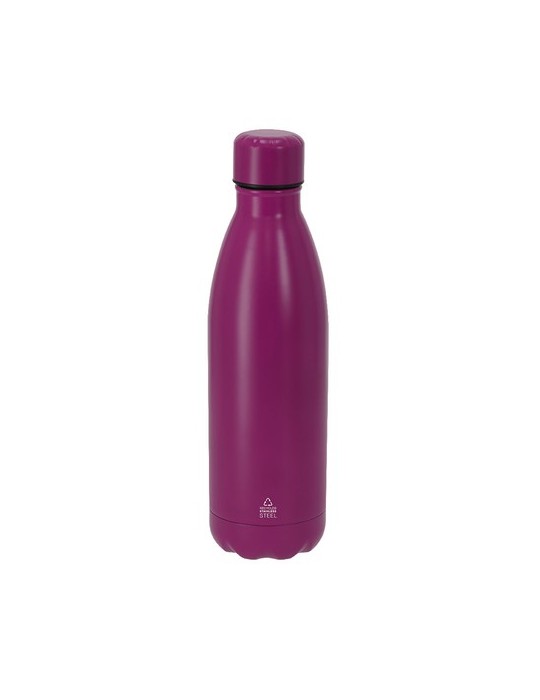 Bidon  personnalisé Brendan Couleurs : fuchsia Matières : acier inoxydable recyclé personnalisable avec votre logo
