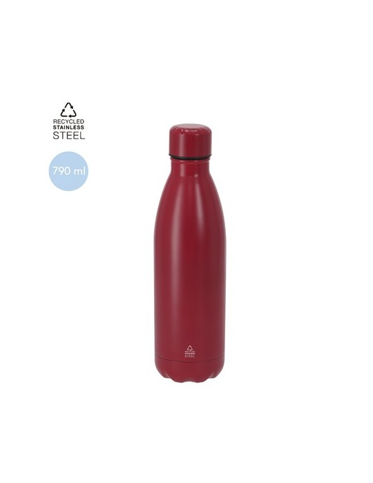 Bidon  personnalisé Brendan Couleurs : blanc Matières : acier inoxydable recyclé accessoire événementiel unique