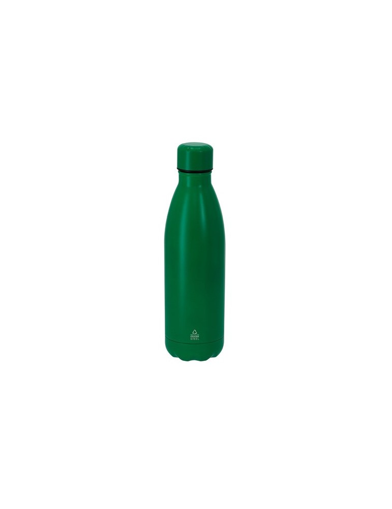 Bidon  personnalisé Brendan Couleurs : noir Matières : acier inoxydable recyclé personnalisation sur mesure