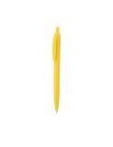 Stylo pratique Dinor Matières : ABS recyclé Couleurs : jaune personnalisable avec votre logo