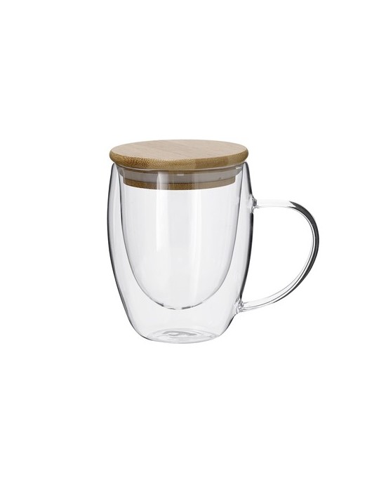 Tasse Thermique Pratique Helmar Matières : bambou Couleurs : naturel
