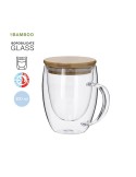 Tasse Thermique Pratique Helmar Matières : bambou Couleurs : naturel personnalisable avec votre logo