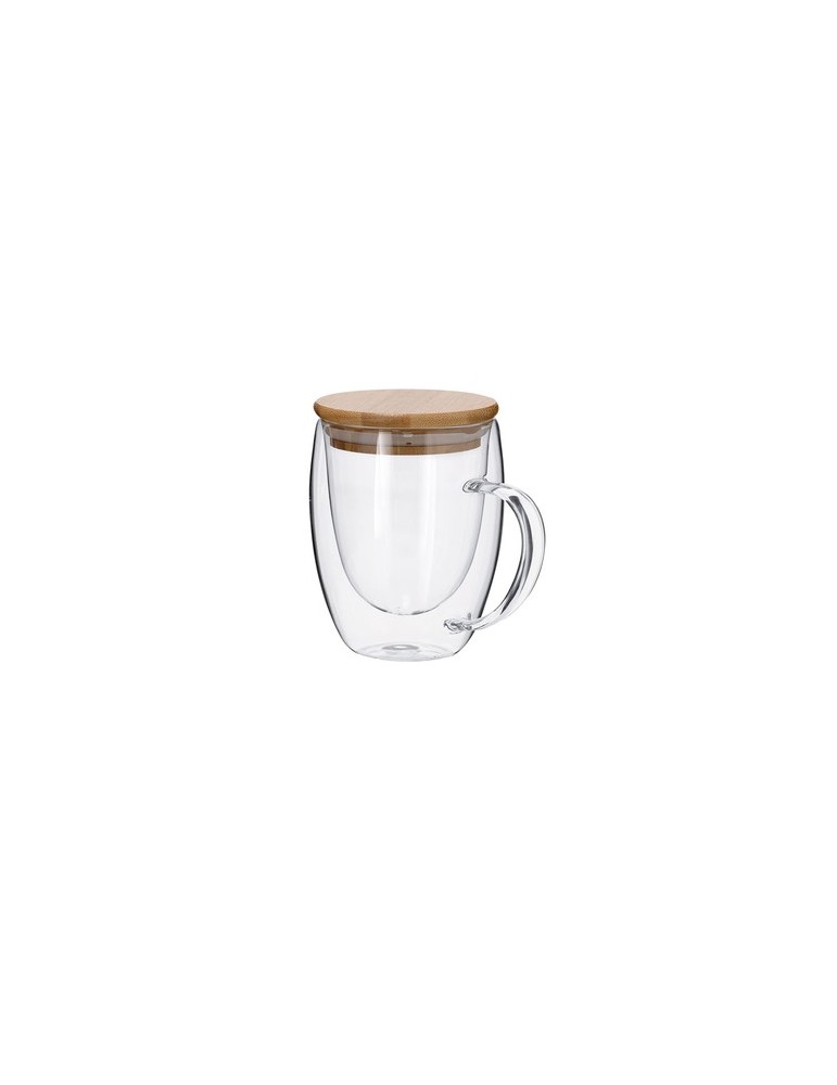 Tasse Thermique Pratique Helmar Matières : bambou Couleurs : naturel cadeau entreprise pas cher