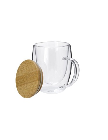 Tasse Thermique Pratique Helmar Matières : bambou Couleurs : naturel goodies publicitaire événementiel