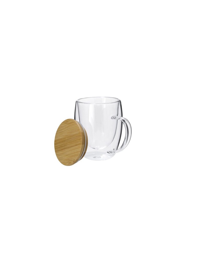 Tasse Thermique Pratique Helmar Matières : bambou Couleurs : naturel goodies publicitaire événementiel