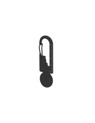Multi Outils Polyvalent Basarik Matières : acier inoxydable Couleurs : noir cadeau entreprise pas cher