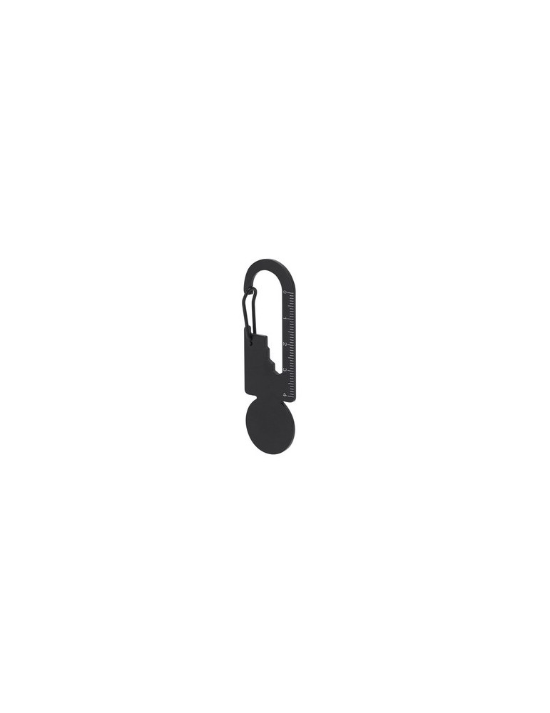 Multi Outils Polyvalent Basarik Matières : acier inoxydable Couleurs : noir cadeau entreprise pas cher