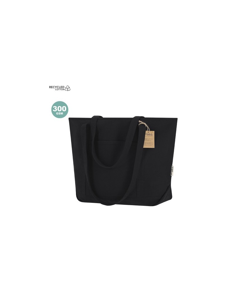Sac pratique Mulon Couleurs : noir Matières : toile recyclée personnalisable avec votre logo