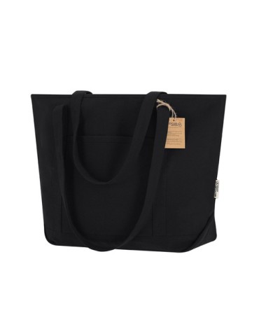 Sac pratique Mulon Couleurs : noir Matières : toile recyclée cadeau entreprise pas cher