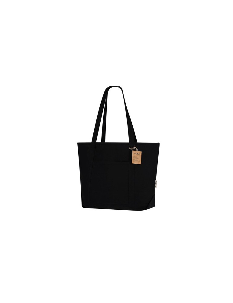 Sac pratique Mulon Couleurs : noir Matières : toile recyclée goodies publicitaire événementiel