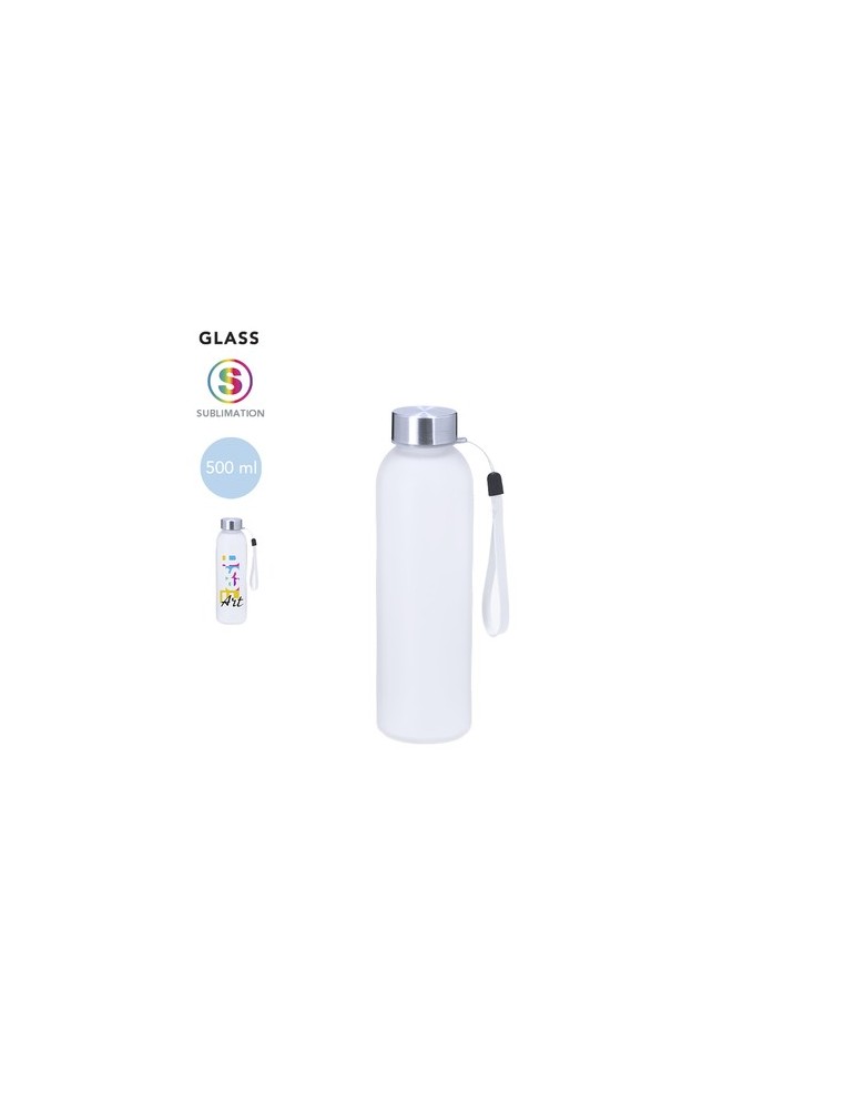Bidon Sublimation Pratique Stevens Matières : acier inoxydable Couleurs : transparent personnalisable avec votre logo