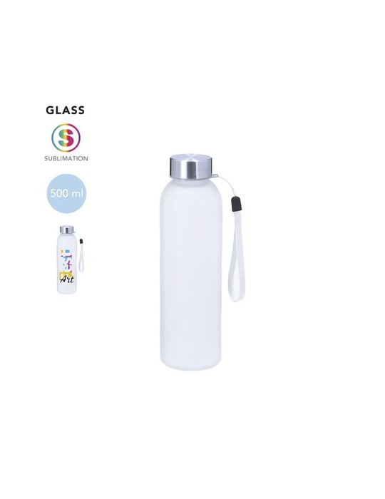Bidon Sublimation Pratique Stevens Matières : acier inoxydable Couleurs : transparent personnalisable avec votre logo